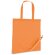 Bolsa sencilla plegable poliéster 190t naranja