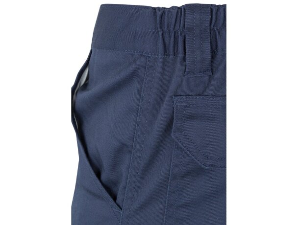 Pantalón multibolsillos vl dionysus bicolor reflectante Azul marino detalle 7