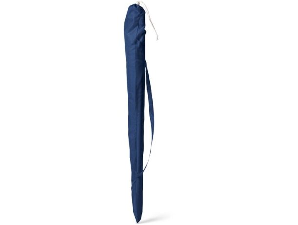 Sombrilla con funda azul