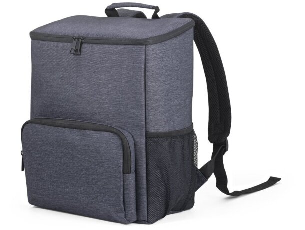 Mochila térmica bicolor nylon Hi!dea Boston Cooler Azul detalle 8