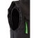 Chaleco acolchado bicolor multibolsillos unisex VL Nergal Negro/Verde detalle 15