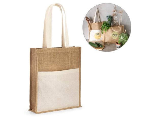 Bolsa de yute biodegradable economica