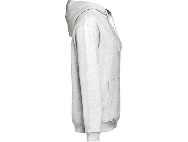 Sudadera unisex con capucha phoenix en algodón y poliéster Blanco matizado detalle 6