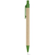 conjunto de portaminas y bolígrafo ecológico de papel craft verde conjunto de portaminas y bolígrafo ecológico de papel craft verde