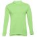 Polo Bern de manga larga en algodón 210 g/m² para hombre Verde claro detalle 10