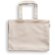 Bolsa 100% algodón horizontal de poliéster reciclado Hi!dea Parma Natural claro detalle 3