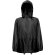 Cortavientos infantil THC Dubliners Kids con capucha impermeable Negro detalle 20