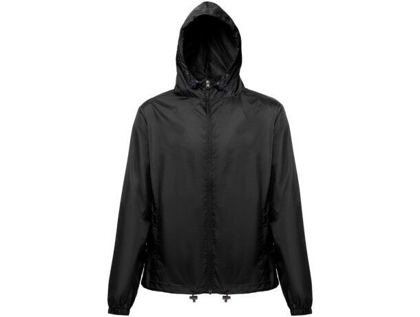 Cortavientos thc dubliners unisex nailon reciclado con capucha Negro detalle 20