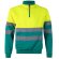 Sudadera alta visibilidad Thor Large bicolor polar reflectante Verde/Amarillo