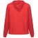 Cortavientos thc dubliners unisex nailon reciclado con capucha Rojo detalle 12