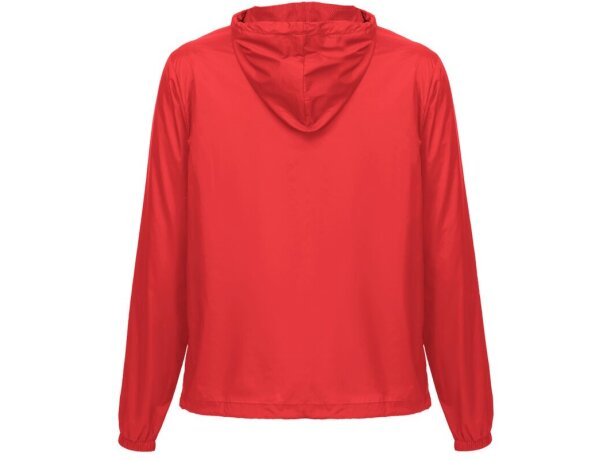 Cortavientos thc dubliners unisex nailon reciclado con capucha Rojo detalle 12