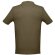 Polo Adam de algodón piqué cardado con cuello canalé Verde militar detalle 27