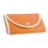 Bolsa plegable con ribete blanco naranja