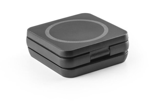 Cargador inalámbrico magnético Broglie 4 en 1 15W ultrarrápido Negro detalle 9