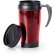 Taza de viaje térmica personalizada roja