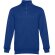 Sudadera Budapest unisex con cremallera y cinturilla canalé Azul royal detalle 14