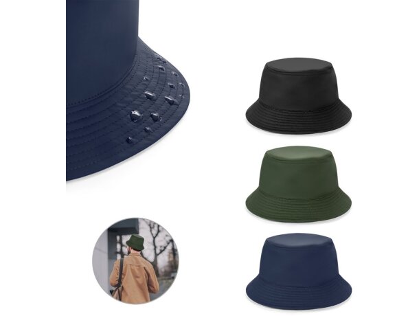 Sombrero panamá Mason en poliéster reciclado rPET, ligero detalle 1