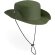 sombrero de poliester con cordon ajustable en dos colores personalizado verde