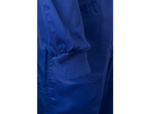 Mono de sarga yama con cremallera doble cursor y bolsillos Azul royal detalle 20