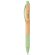 Bolígrafo de bambú  KUMA verde claro