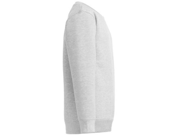 Sudadera niño Delta Kids algodón reciclado 300 g/m² Gris claro matizado detalle 4