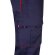 Pantalón de sarga multibolsillos bicolor VL Hypnos Azul marino/Rojo detalle 43