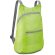 Mochila Barcelona plegable con bolsillo frontal verde claro