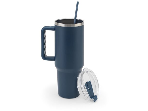 Vaso térmico Joyner XL de acero inoxidable reciclado 1300 ml Azul marino detalle 6