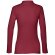 Polo manga larga mujer Bern Women II en algodón 210 g/m² Burdeos detalle 4