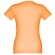 Camisetas mujer punto jersey algodón 190 g/m2 Thc Ankara Women Naranja coral detalle 6