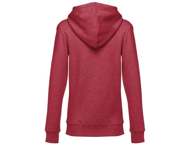 Sudadera con capucha thc amsterdam women ii para mujer Rojo matizado detalle 2