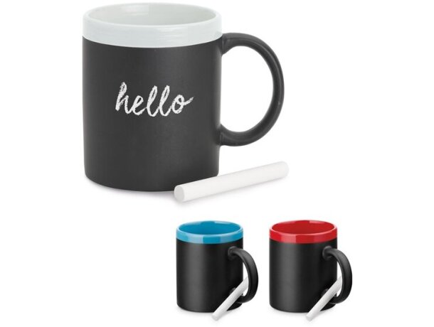 Taza Chalkie pizarra en cerámica personalizada