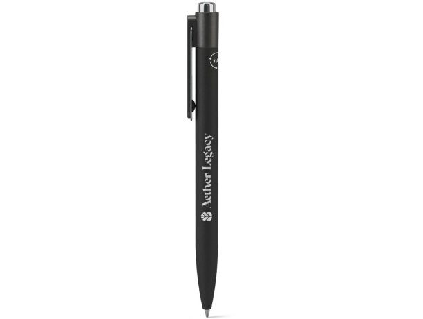 Bolígrafo Kylie de aluminio reciclado con clip innovador Negro detalle 12