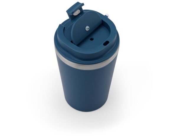 Vaso térmico Spitz de acero inoxidable reciclado con acabado mate Azul marino detalle 6