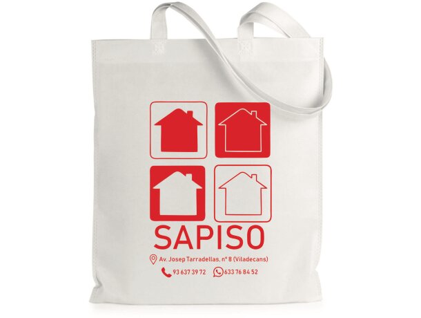 Bolsa color crudo serigrafia