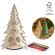 Árbol de Navidad Pinery de madera FSC plegable para colorear detalle 1