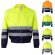 Chaqueta de sarga bicolor Neptune Large con alta visibilidad detalle 1