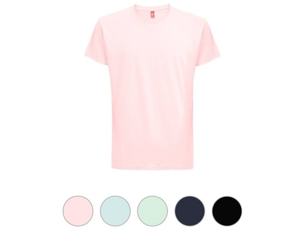 Camiseta unisex manga corta de algodón 150 g/m2 Thc Fair detalle 1