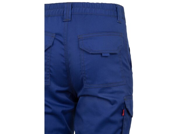 Pantalón lugh multibolsillos elástico con bolsillos de fuelle Azul royal detalle 21