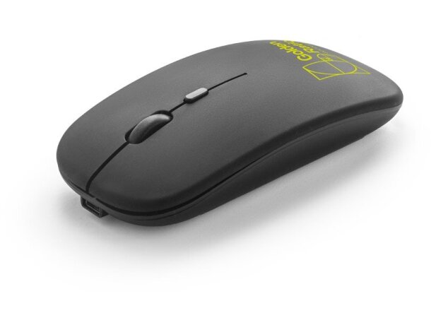 Ratón inalámbrico khan con batería recargable de 500mah Negro detalle 9