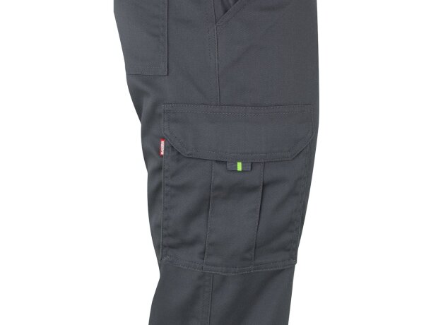 Pantalón elástico multibolsillos bicolor VL Zeus Gris/Amarillo detalle 18