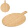Tabla de servir redonda de bambú cheesano detalle 1