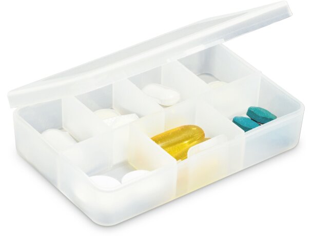 Pastillero de plástico 7 secciones blanco Pastillero de plástico 7 secciones blanco