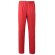 Pantalón sarga Aphrodite cintura elástica bolsillo trasero Rojo