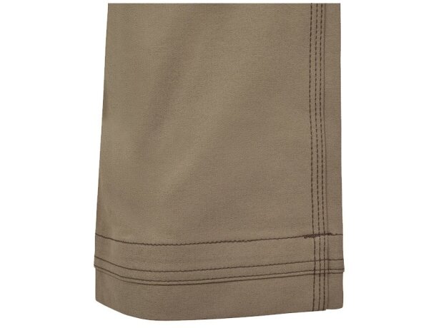 Pantalones nymphs de sarga elastica multiestiramiento 8 bolsillos Natural claro detalle 15