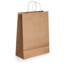 Bolsa papel kraft natural serigrafiada Ellen