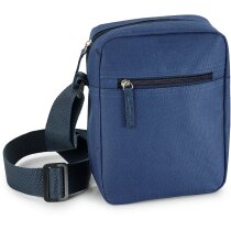 Bolso bandolera con bolsillo frontal negro Bolso bandolera con bolsillo frontal negro