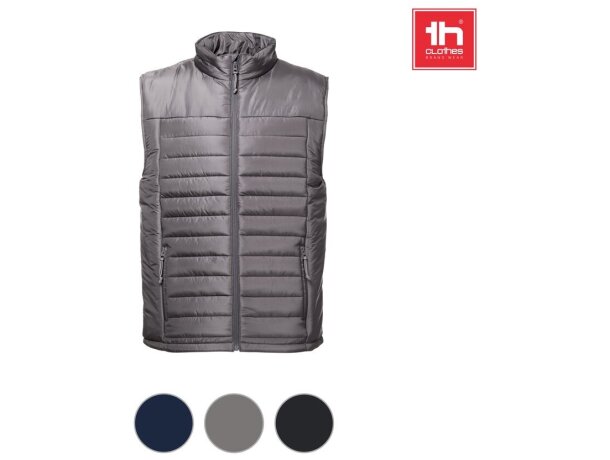 Chaleco acolchado THC Cloud nailon reciclado unisex detalle 2