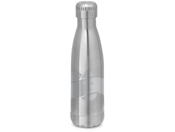 Botella térmica original con tapón estanco acero inoxidable Hi!dea Show Cromado satinado detalle 1