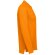 Polo Bern de manga larga en algodón 210 g/m² para hombre Naranja detalle 9